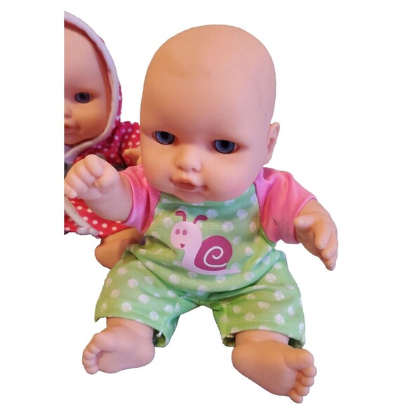 Anatomically Correct  Lot Of 3 Chubby Baby Girls 9" Nice Eyes Doll TR-16 945 - Picture 5 of 16